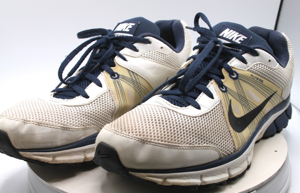 Nike Air Icarus+ Shoes Mens Size 12 Beige Mesh Running Sneakers 527203-100